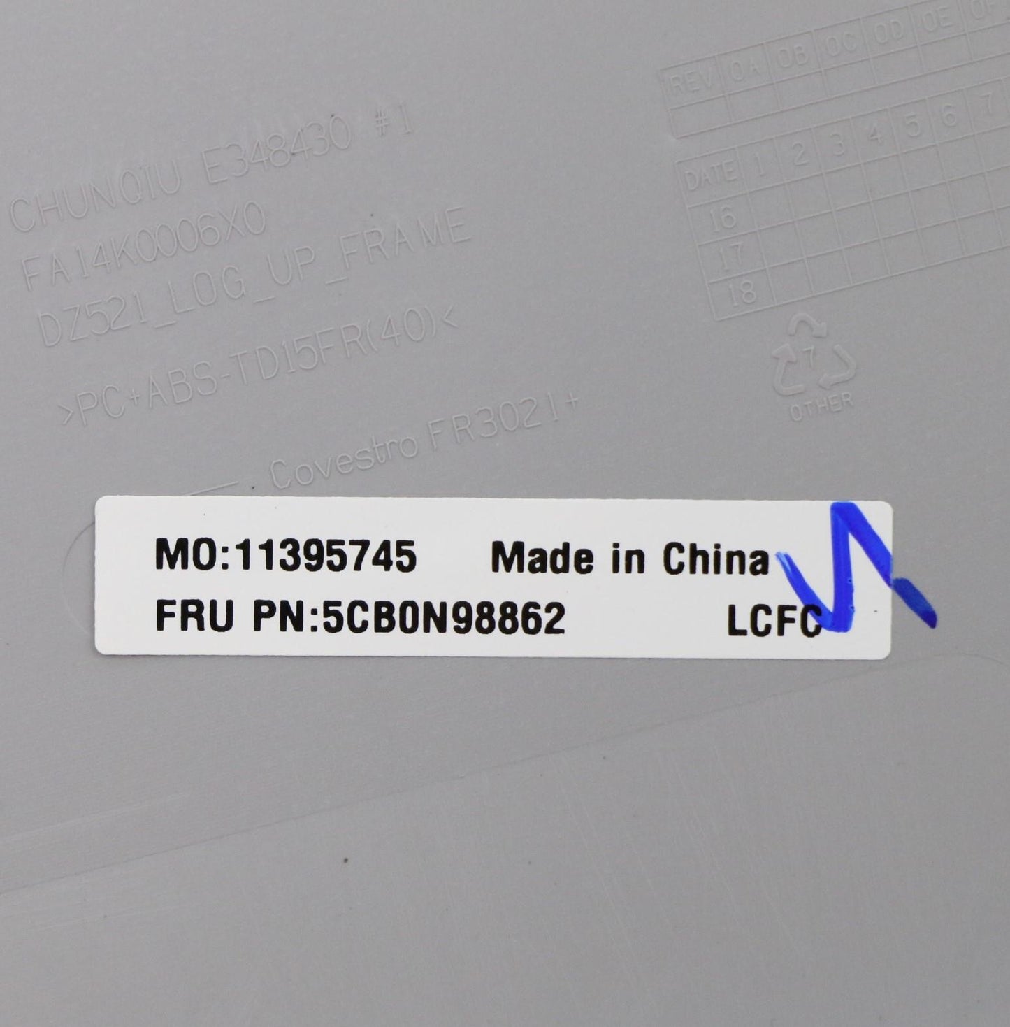 Lenovo Uppercaseasml80Ylmgrrus - 5CB0N98862
