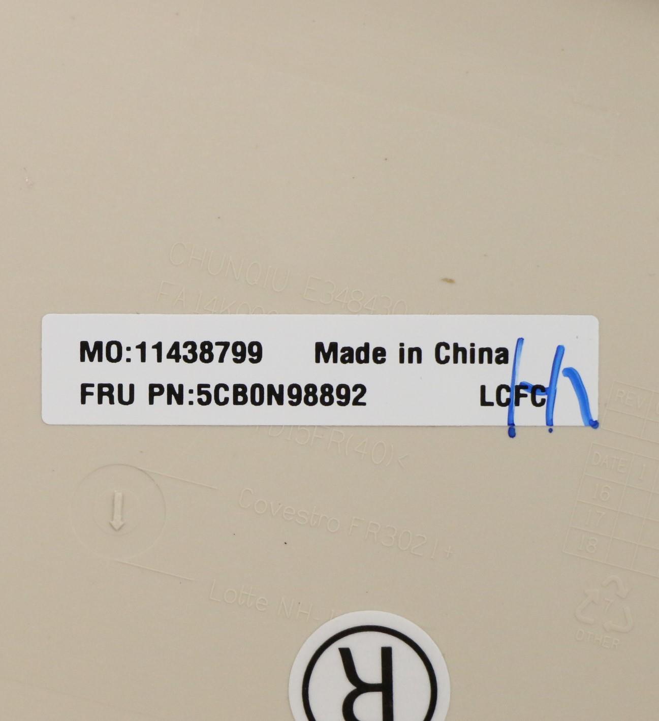 Lenovo Uppercaseasml80Ylchamla Spa - 5CB0N98892