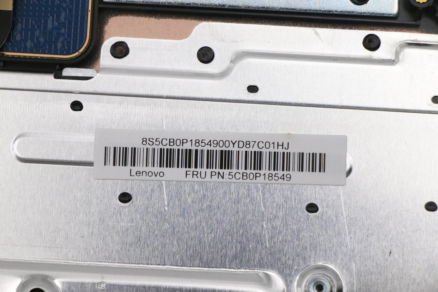 Lenovo Upper Case Asm 3N 81Af W/Kb Be - 5CB0P18549