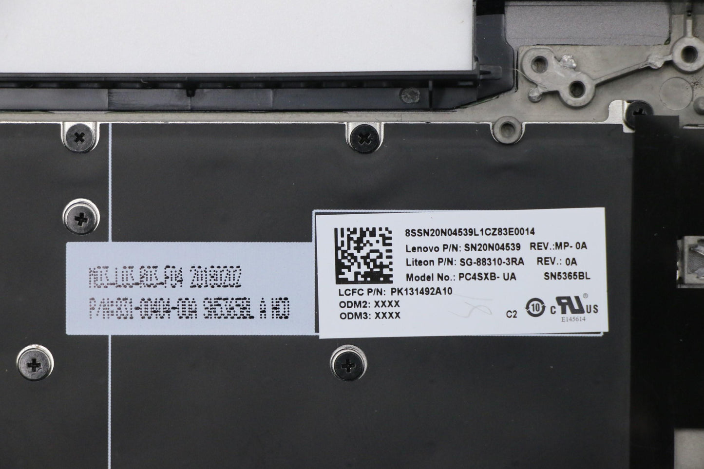 Lenovo Upper Case L 81A8 Ig Fp Blw/Kb - 5CB0P18852