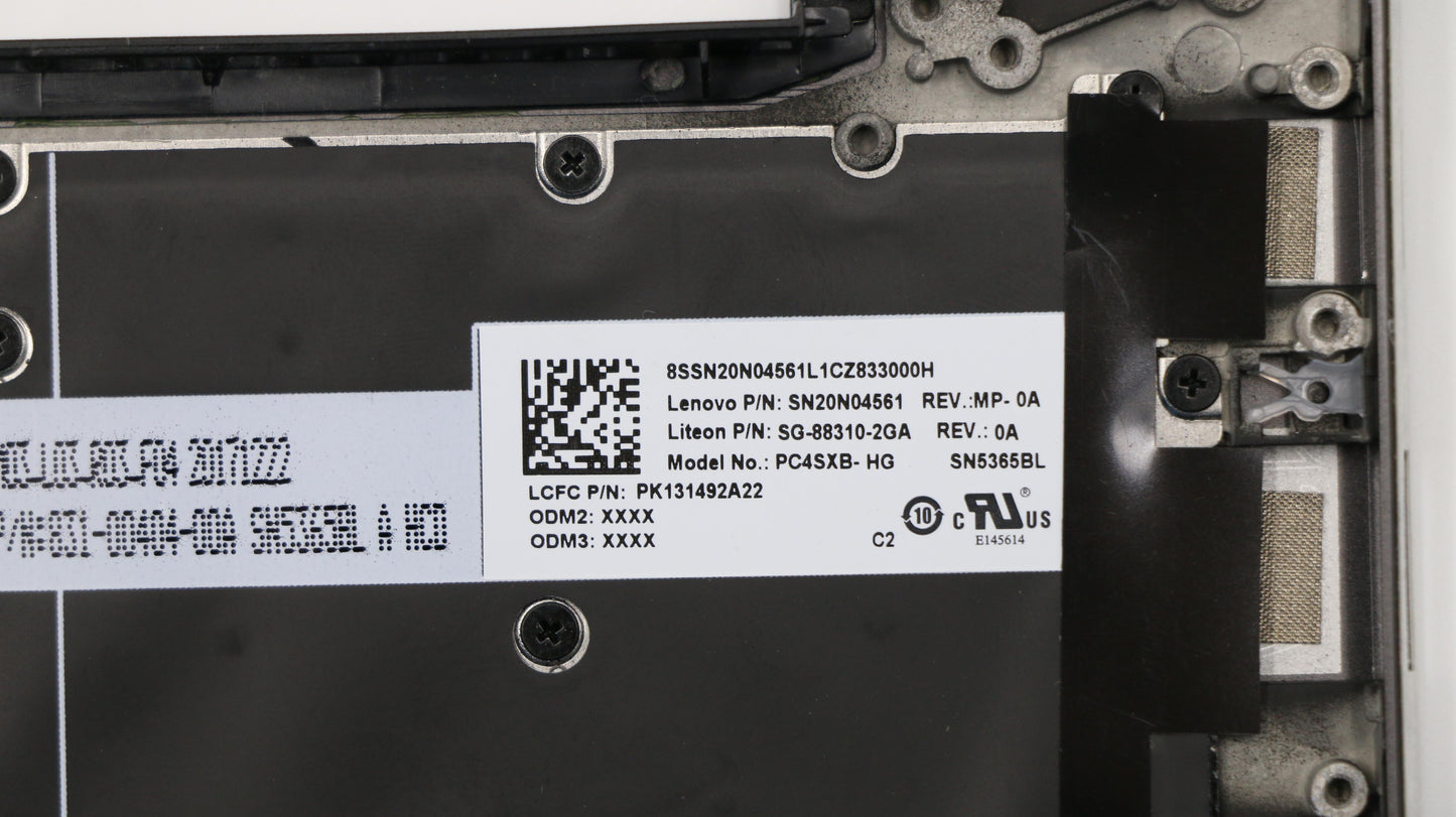 Lenovo Upper Case L 81A8 Ig Fp Bl W/K - 5CB0P18969