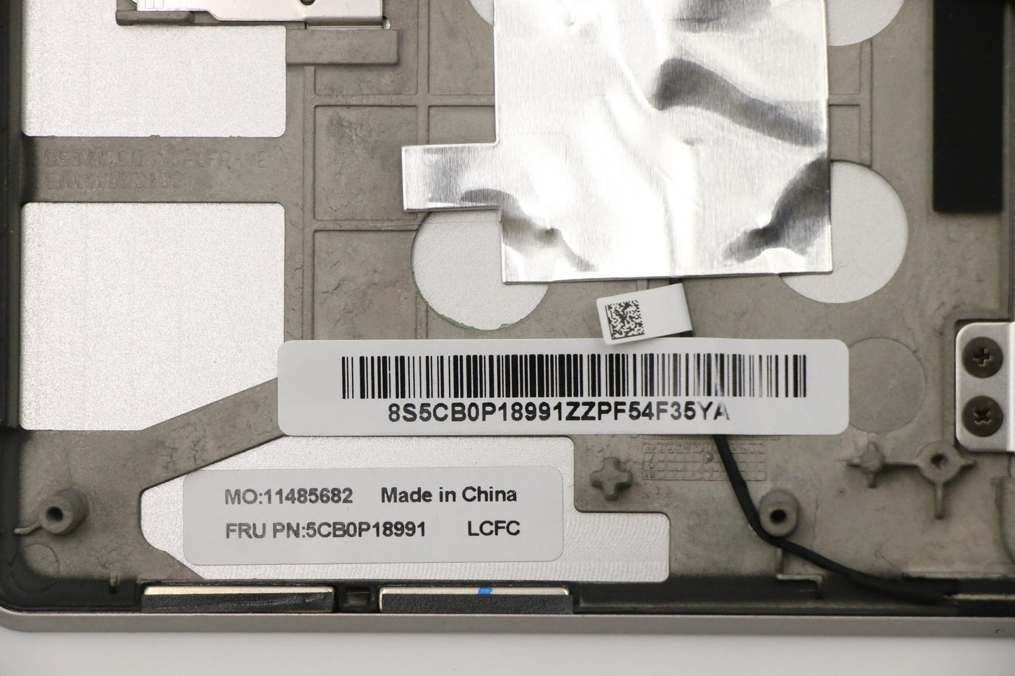 Lenovo Upper Case L 81A8 Ptn Fp Blw/K - 5CB0P18991