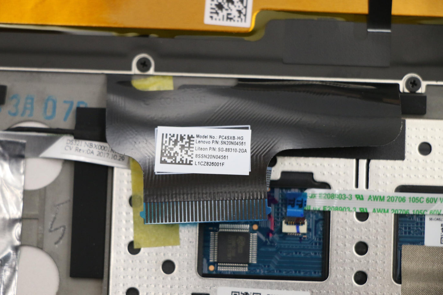 Lenovo Upper Case L 81A8 Cham Fpblw/K - 5CB0P19022