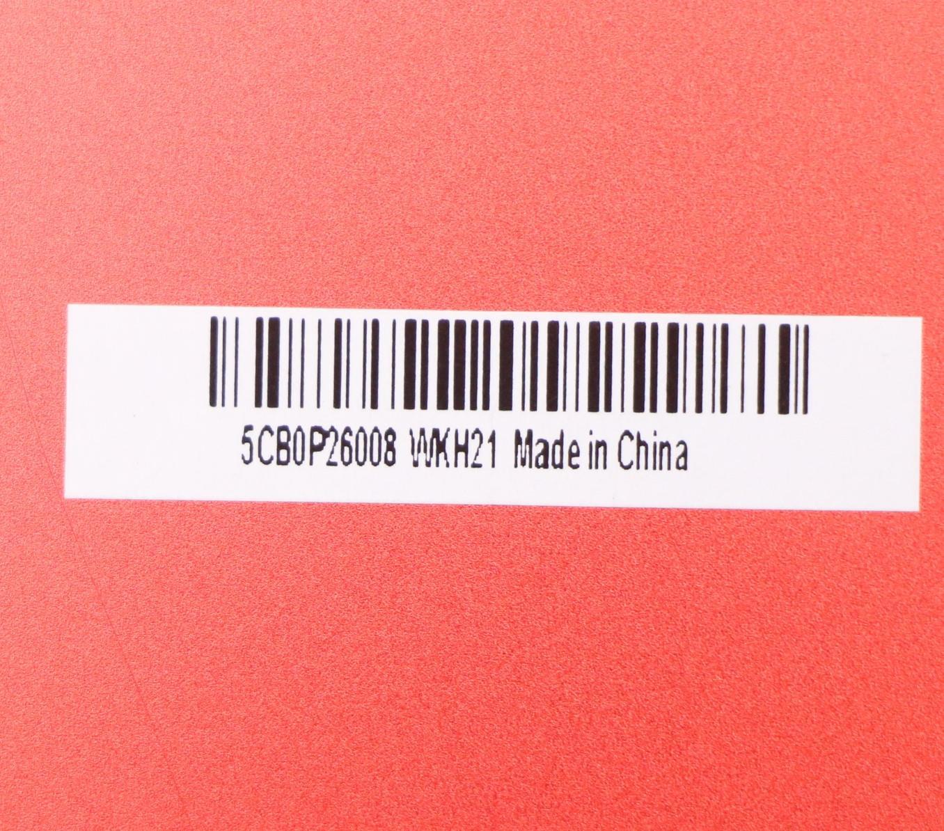 Lenovo Lcd Cover C 80X4 W/Antenna Red - 5CB0P26008