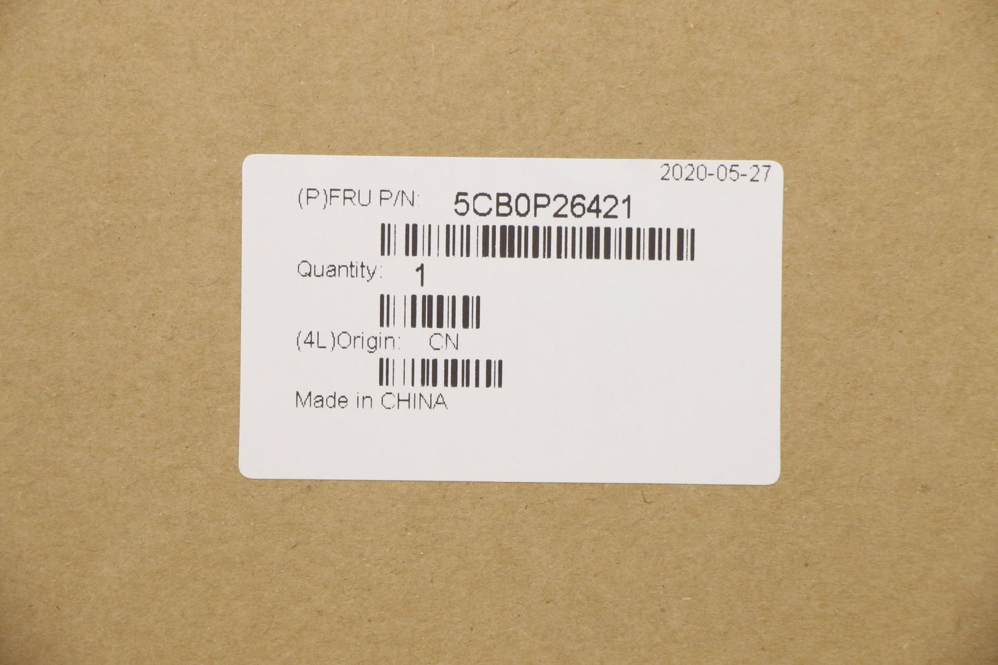 Lenovo Upper Case C 80X2 Bz Nfp Blw/K - 5CB0P26421