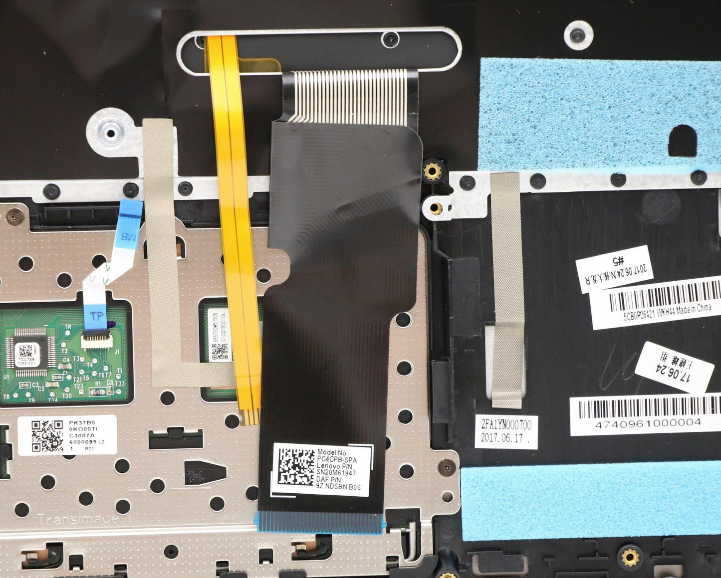 Lenovo Upper Case C 80X2 Bz Nfp Blw/K - 5CB0P26421