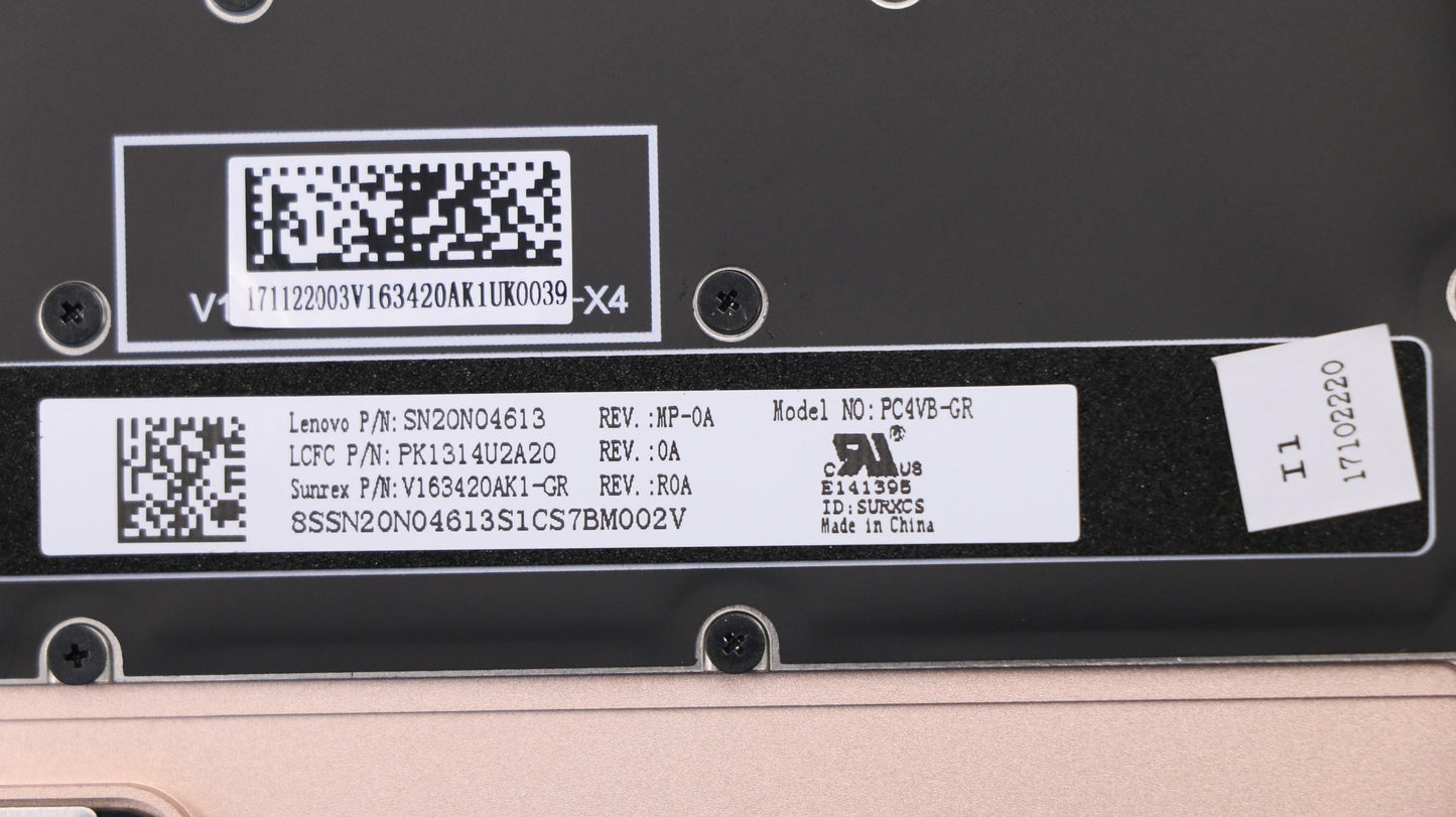 Lenovo Logic Up Assembly Cop_Gr - 5CB0Q09566