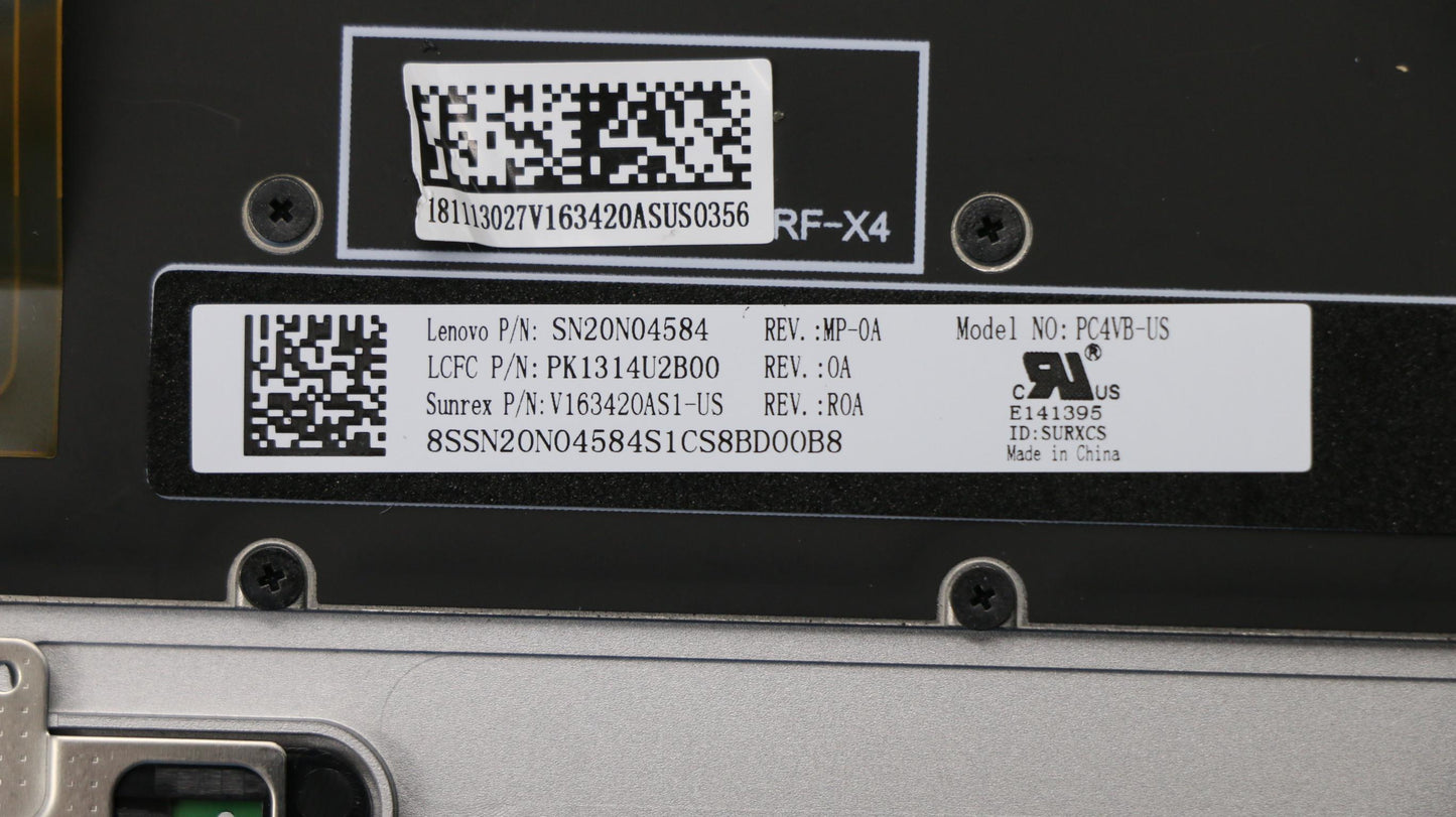 Lenovo Logic Up Assembly Ptn_Usa - 5CB0Q09594