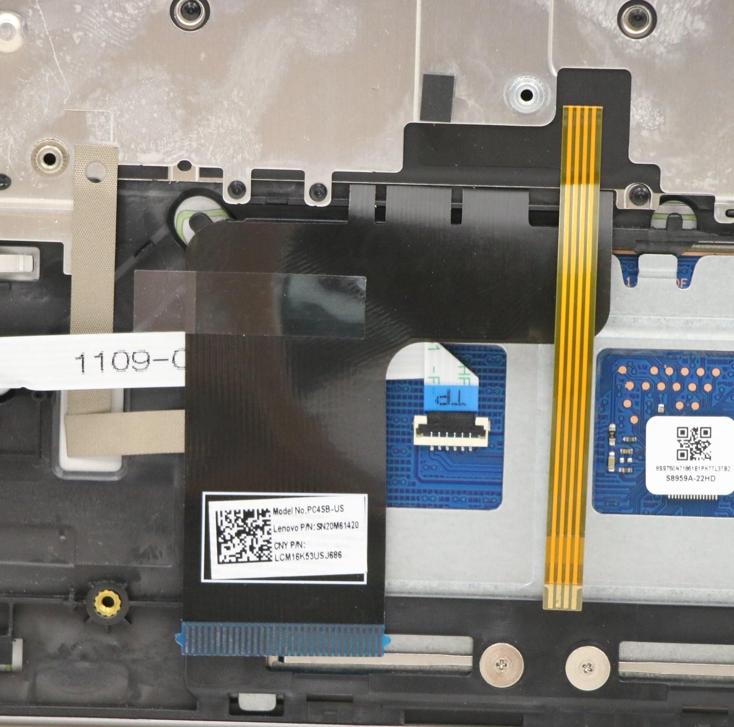 Lenovo Upper Case B 81B5 Bl Ptn W/Kb - 5CB0Q12201
