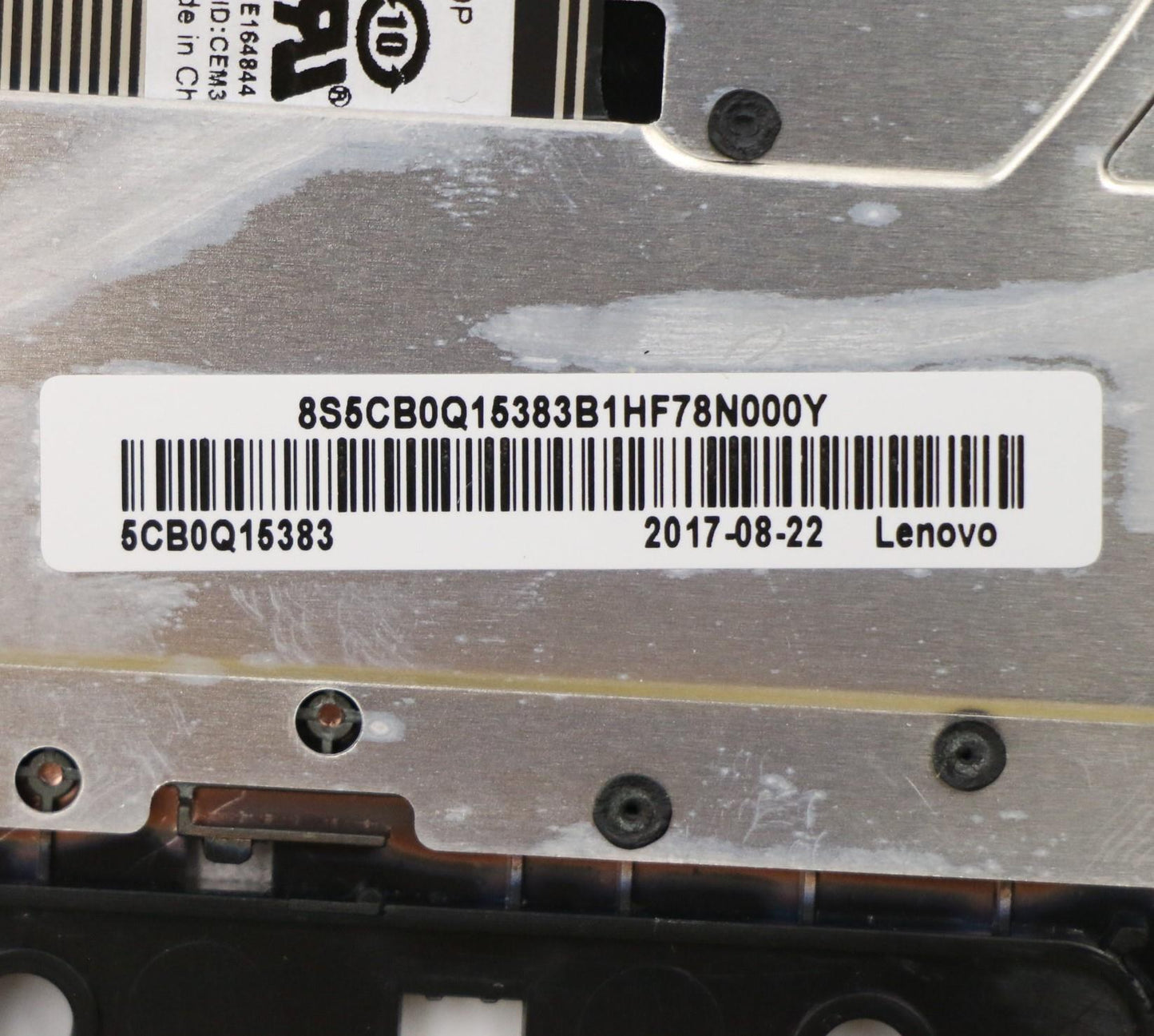 Lenovo Upper Case B 81Cx Gray W/Kb Us - 5CB0Q15383