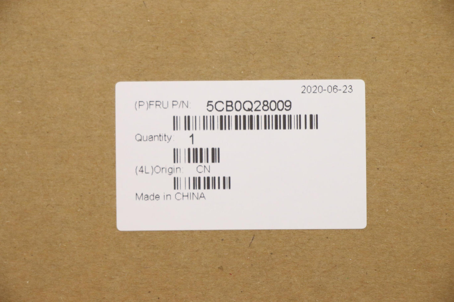 Lenovo LCD Cover, Floss Black - 5CB0Q28009