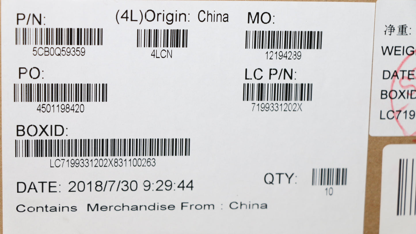 Lenovo Uppercaseasml81Brfpptn Ja Blkb - 5CB0Q59359