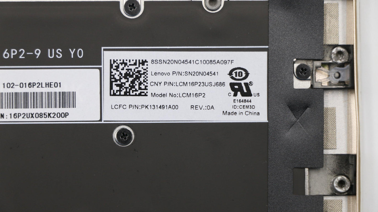 Lenovo Uppercaseasml81Brfpcham Us Blk - 5CB0Q59368