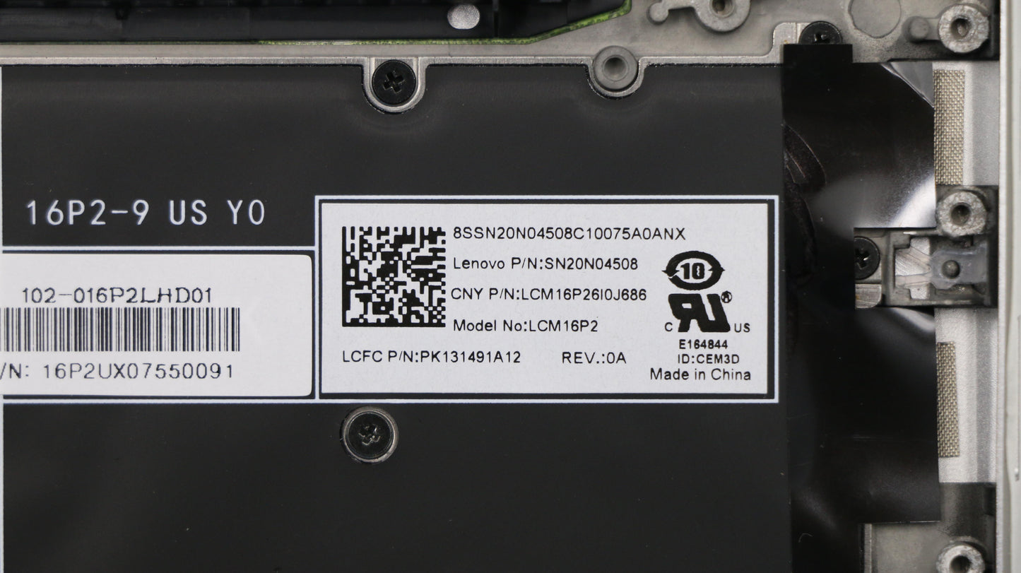Lenovo Uppercaseasml81Brfpptn It Blkb - 5CB0Q59373