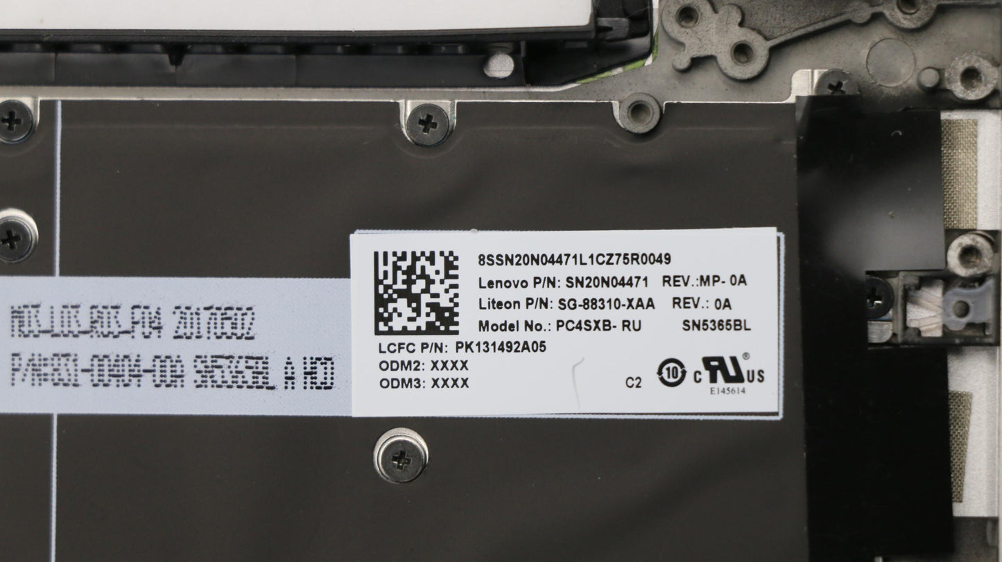 Lenovo Uppercaseasml81Brfpptn Ru Blkb - 5CB0Q59398