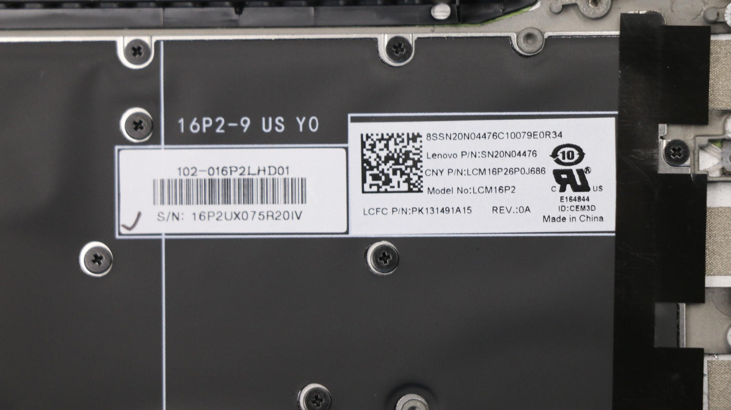 Lenovo Uppercaseasml81Brfpptn Po Blkb - 5CB0Q59473