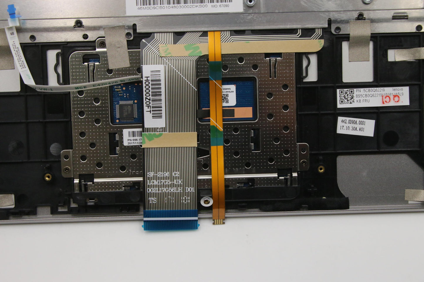 Lenovo Uppercasew81Acsr Fp Bl W/Kb Cz - 5CB0Q62219