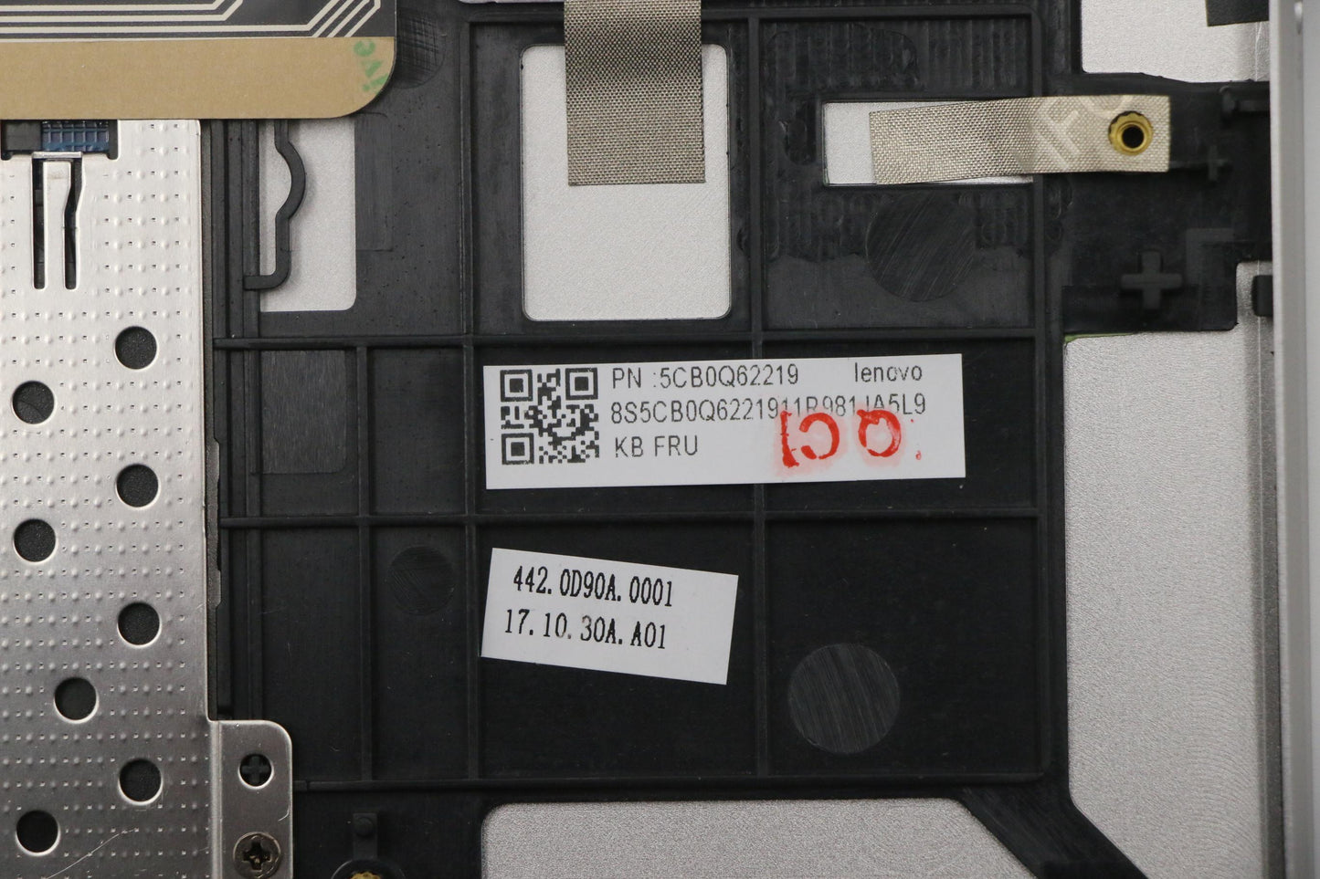 Lenovo Uppercasew81Acsr Fp Bl W/Kb Cz - 5CB0Q62219