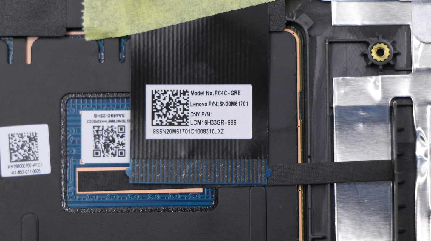 Lenovo Uppercasec81Ay W/Kb Fp Nbl Ig - 5CB0Q64224
