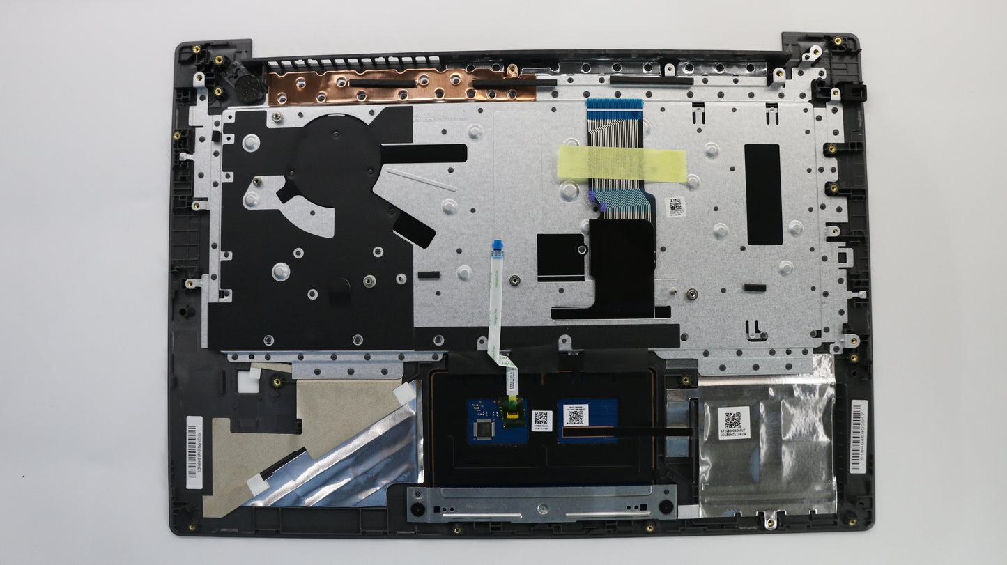 Lenovo C-Cover with Keyboard, Spanish LA, Iron Gray, Non-Backlit, with Fingerprint Reader - 5CB0Q64448