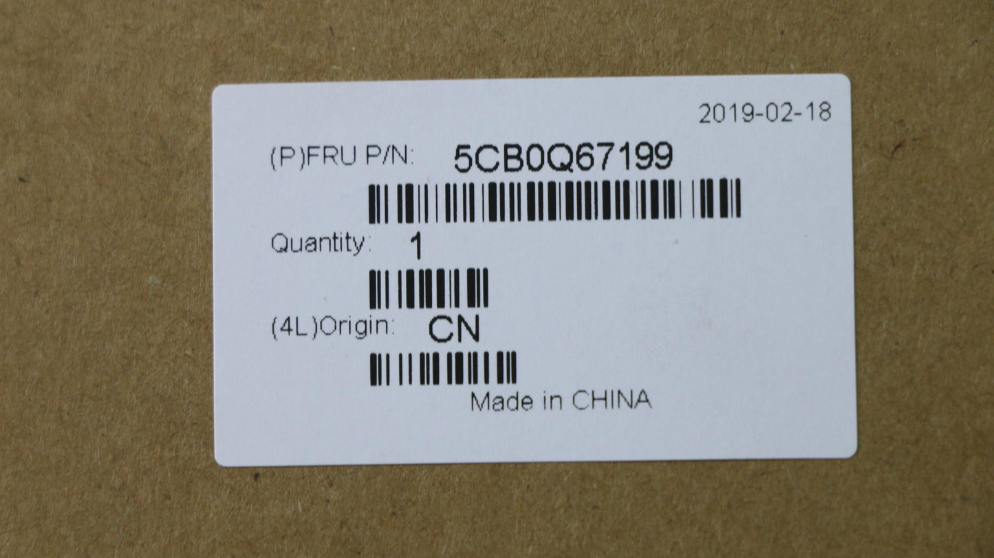 Lenovo Upper Case L 80Wk Bk Gd Bl W/K - 5CB0Q67199
