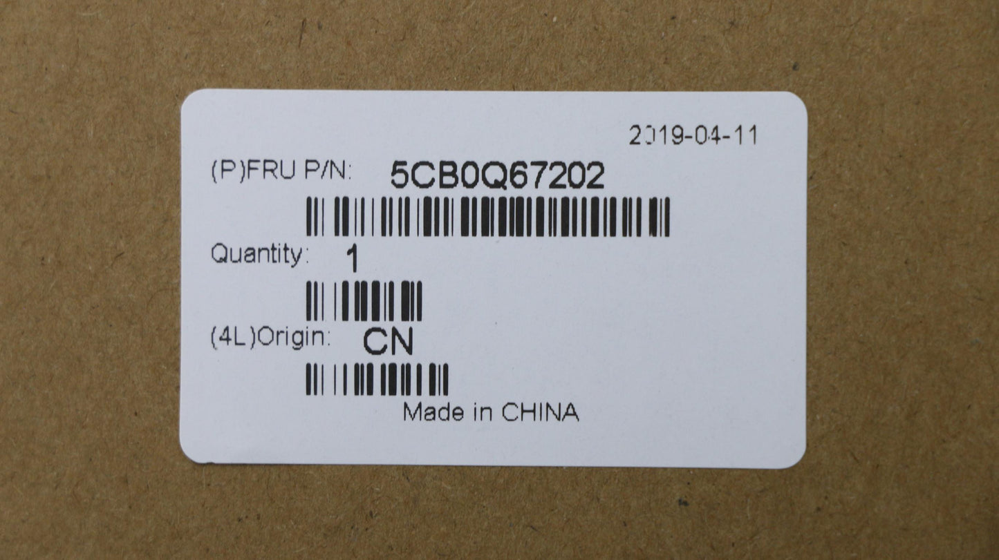 Lenovo Upper Case L 80Wk Bk Gd Bl W/K - 5CB0Q67202