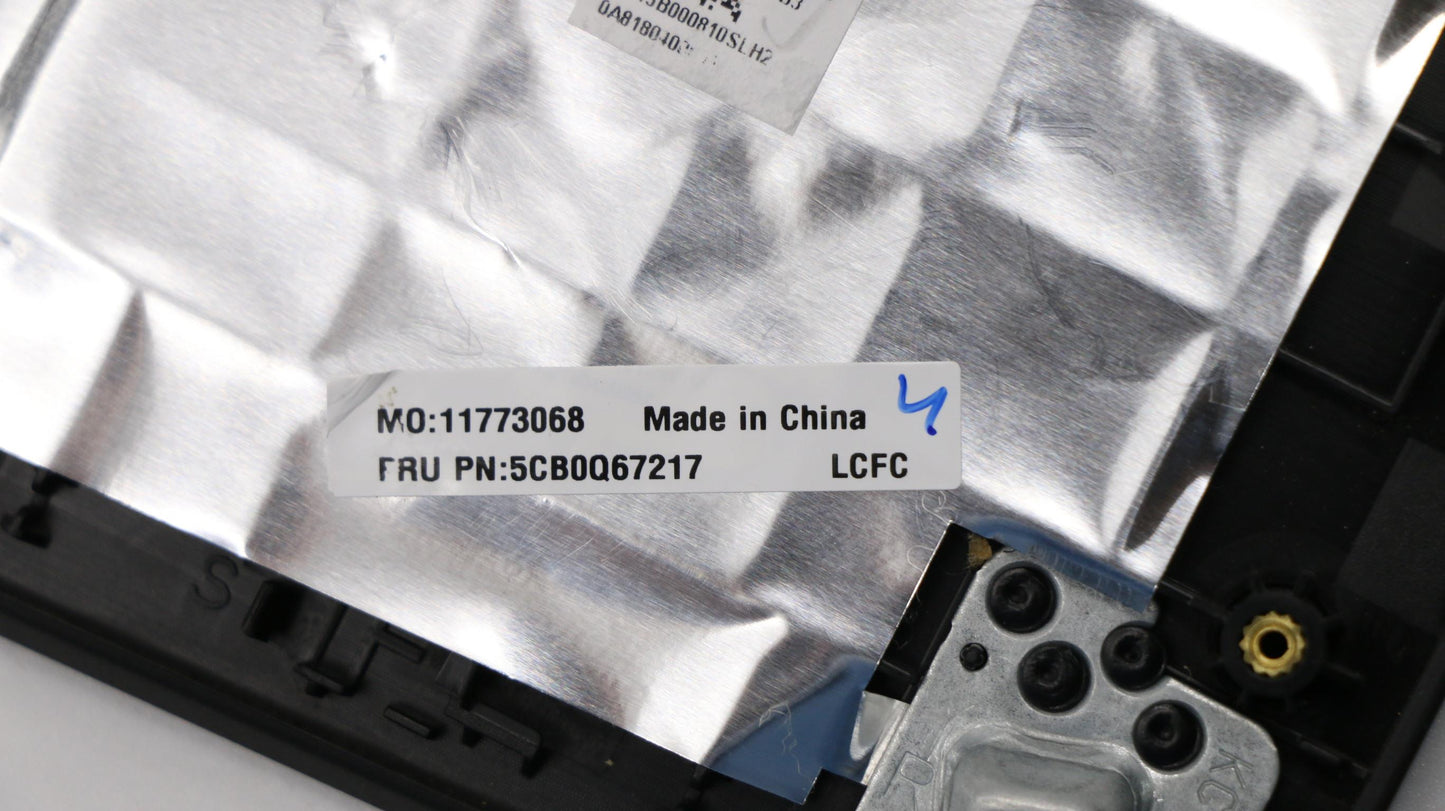 Lenovo Upper Case L 80Wk Bk Gd Bl W/K - 5CB0Q67217