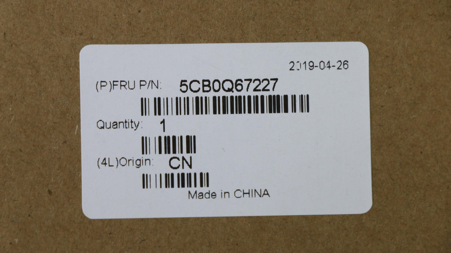 Lenovo Upper Case L 80Wk Rd Bl W/Kb U - 5CB0Q67227