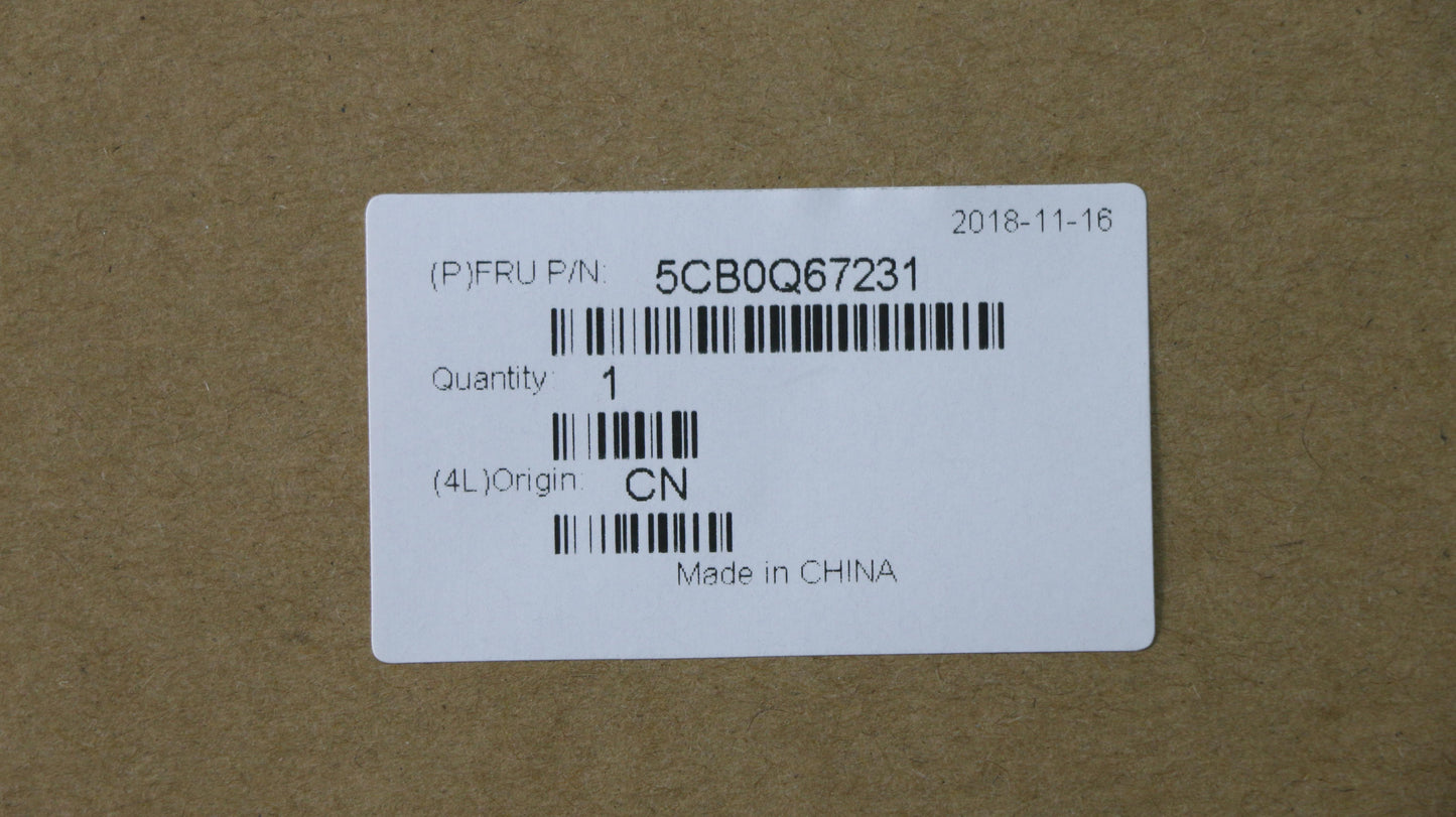 Lenovo Upper Case L 80Wk Bk Gd Bl W/K - 5CB0Q67231