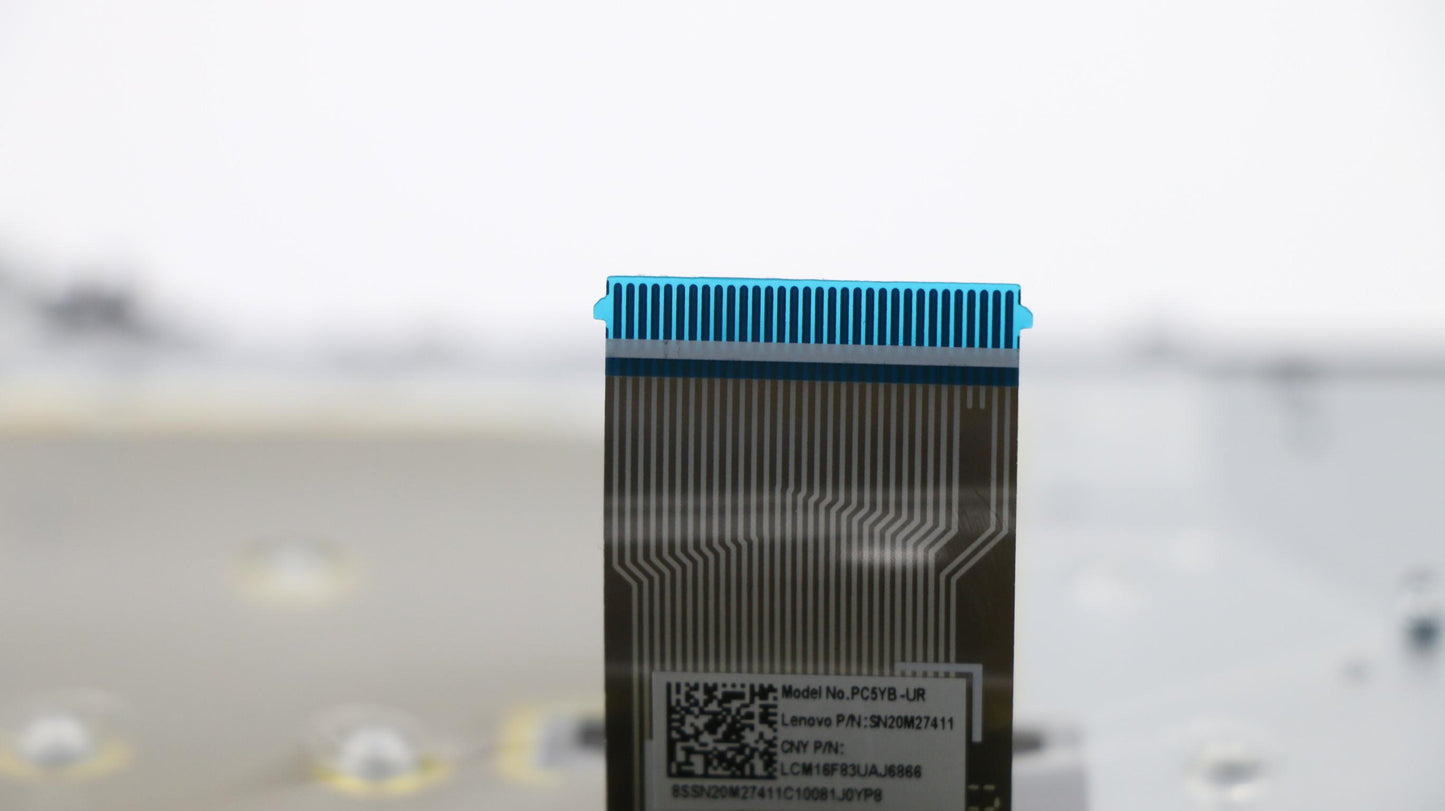 Lenovo Upper Case with Keyboard, UKR Layout, Black and Gold - 5CB0Q67243