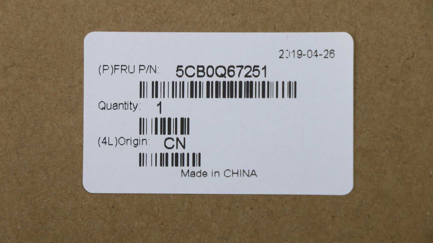 Lenovo Upper Case L 80Wk Bk Gd Bl W/K - 5CB0Q67251