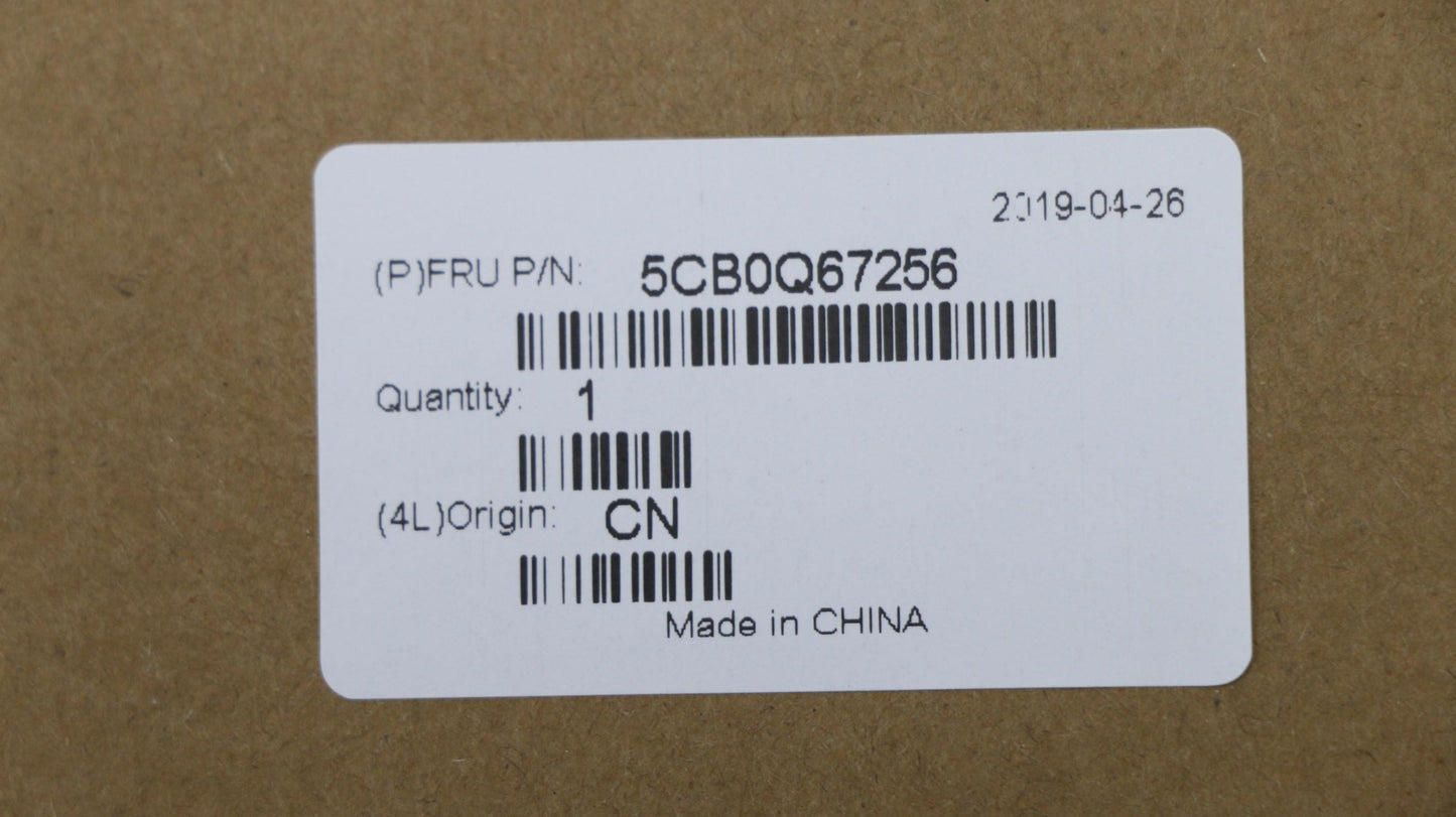 Lenovo Upper Case L 80Wk Bk Gd Bl W/K - 5CB0Q67256