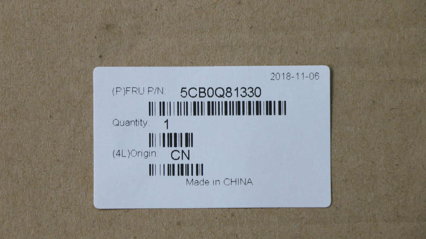 Lenovo 5CB0Q81330 Uppercase 3N 81A6 Ob Wkb Czlk