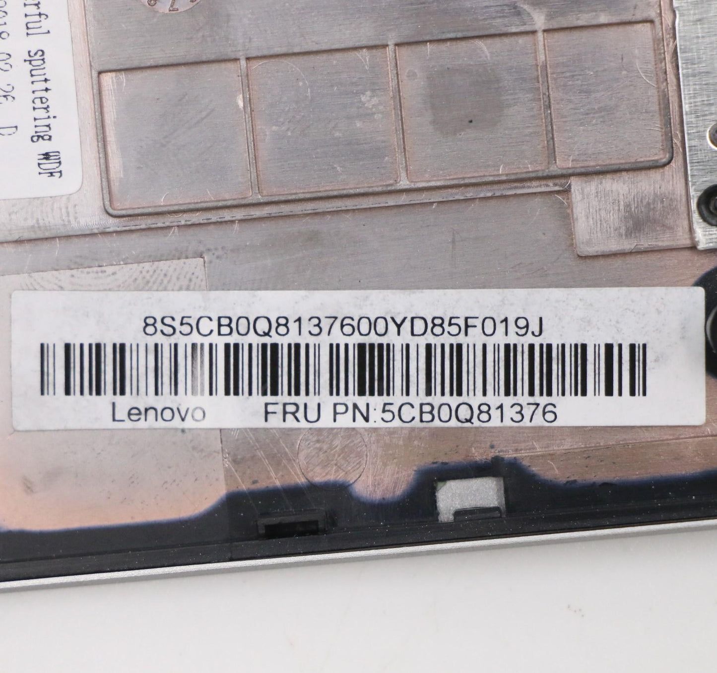 Lenovo 5CB0Q81376 Uppercase 3N 81A6 Mg Wkb Kor