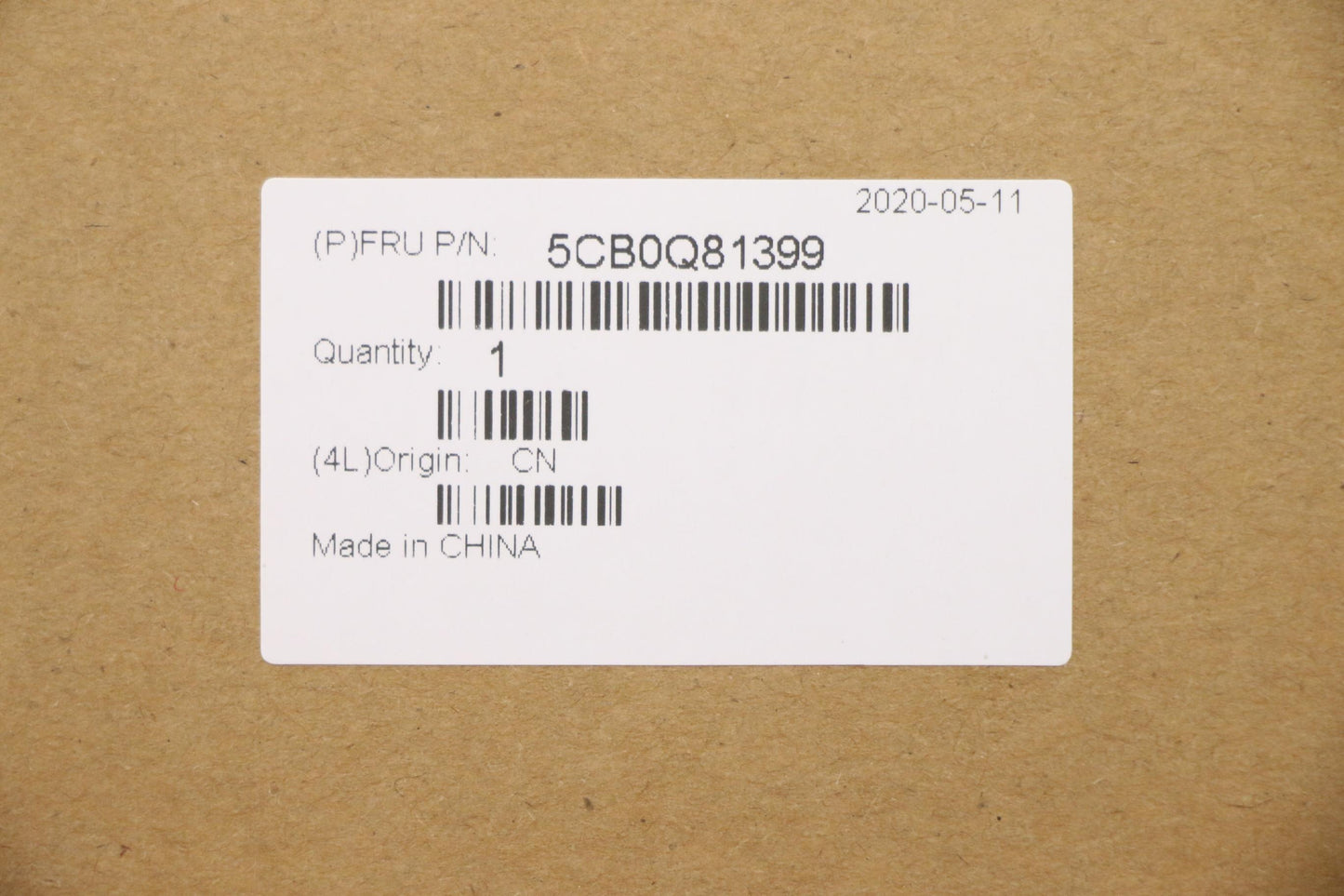 Lenovo 5CB0Q81399 Uppercase 3N 81A6 Mg Wkb Czlk