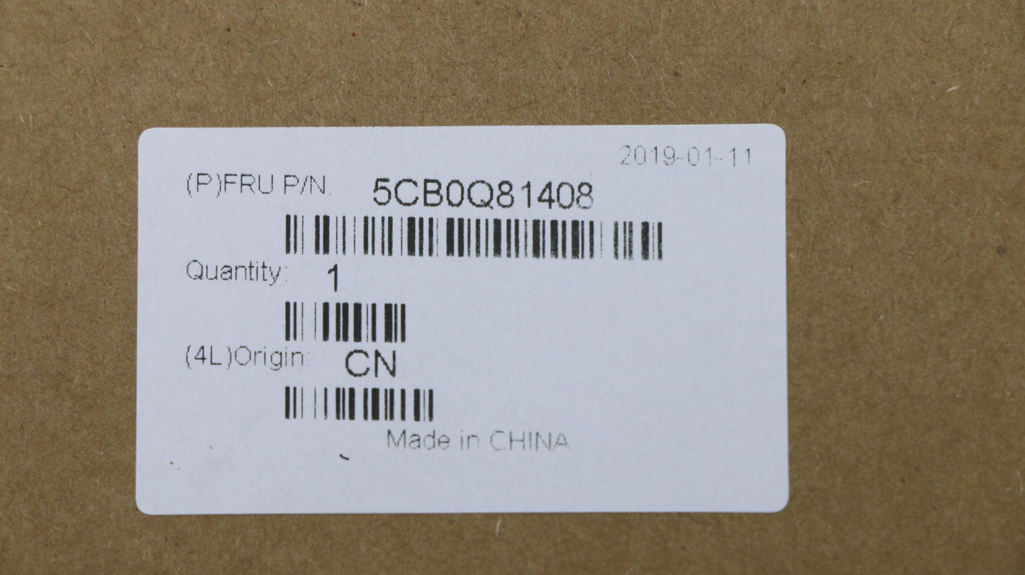 Lenovo 5CB0Q81408 Uppercase 3N 81A6 Mg Wkb Heb