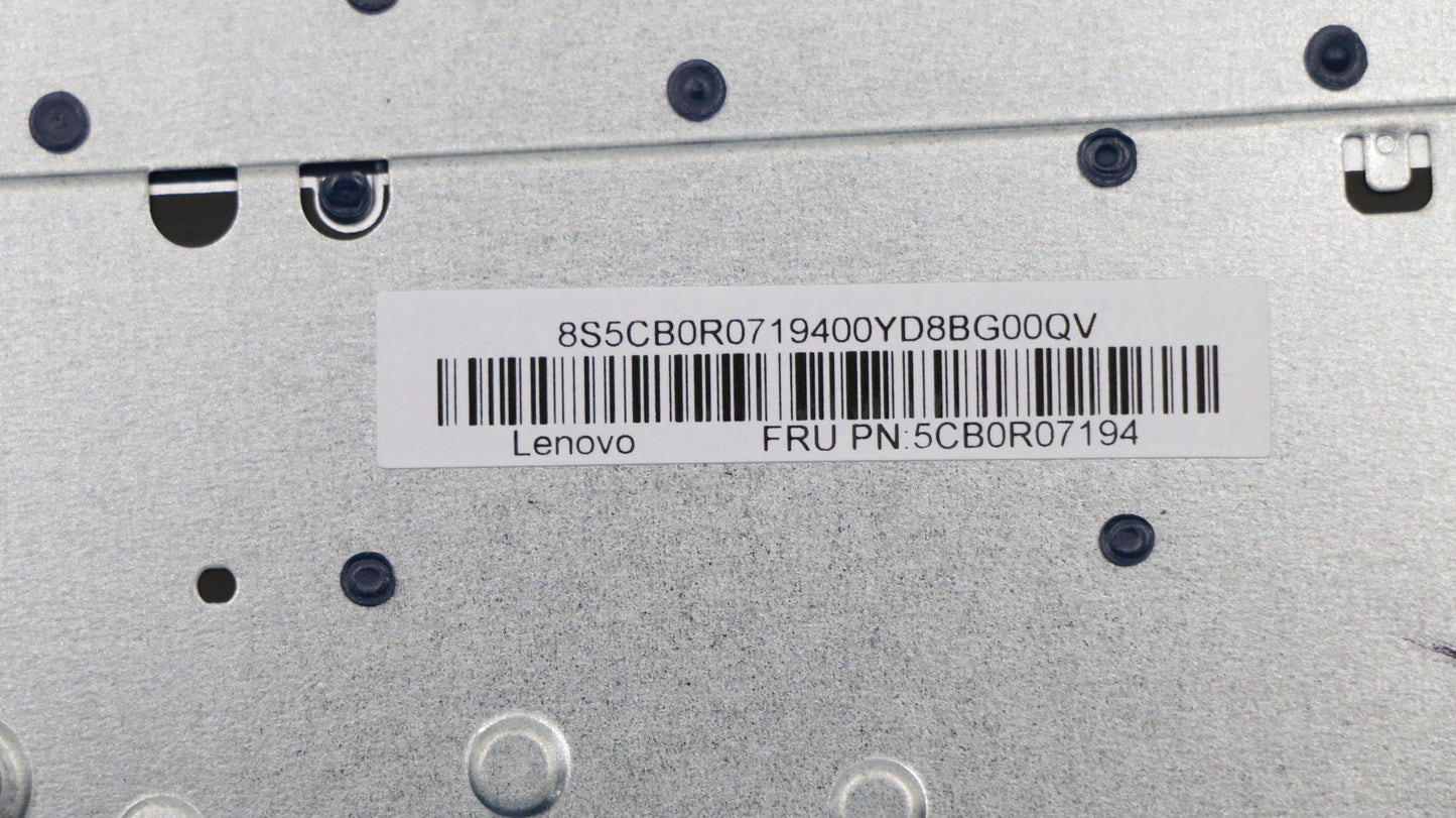 Lenovo 5CB0R07194 Uppercase 3N81F5 Mnbu Wkb Bl U