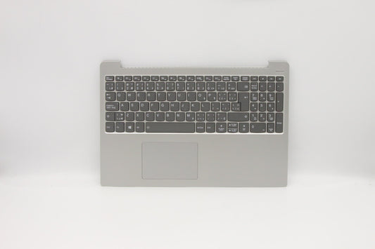 Lenovo (5CB0R07212) C-Cover with Keyboard, Canadian French, Platinum Grey, Backlit