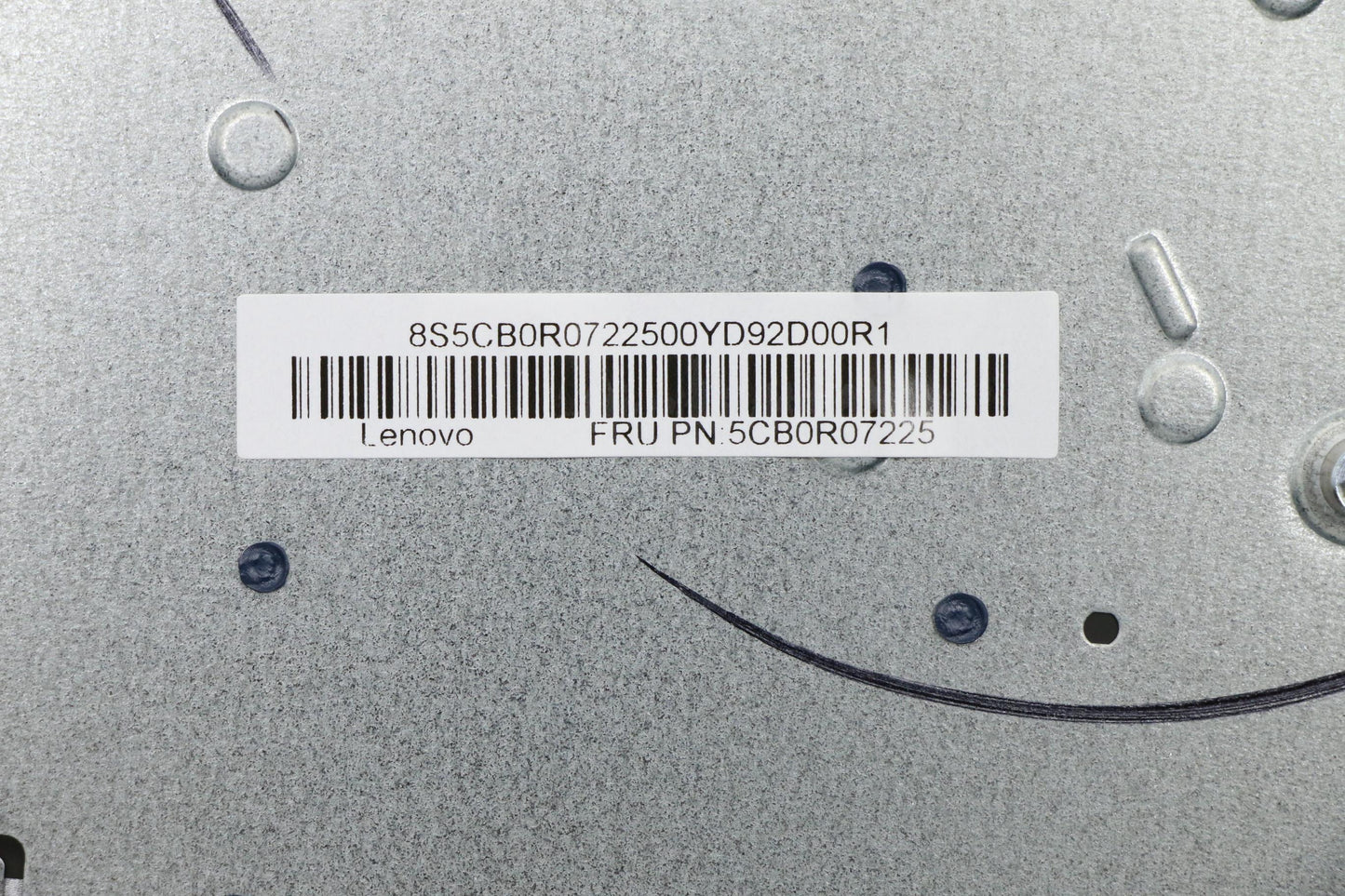 Lenovo 5CB0R07225 Uppercase 3N81F5 Mnbu Wkb Bl K