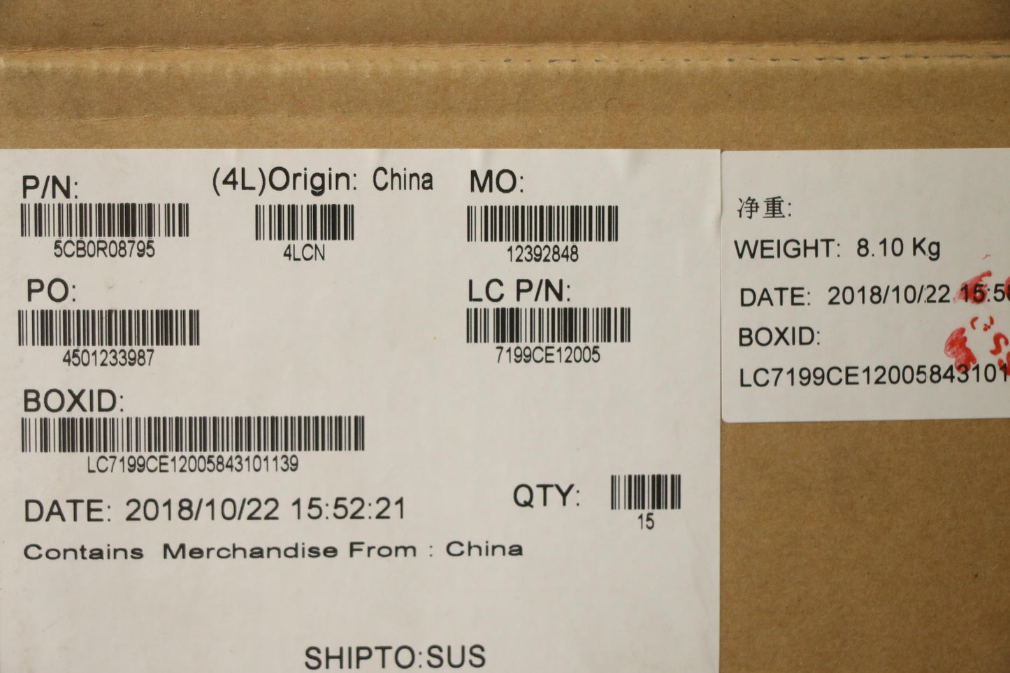 Lenovo Keyboard Internal Includes C-C - 5CB0R08795