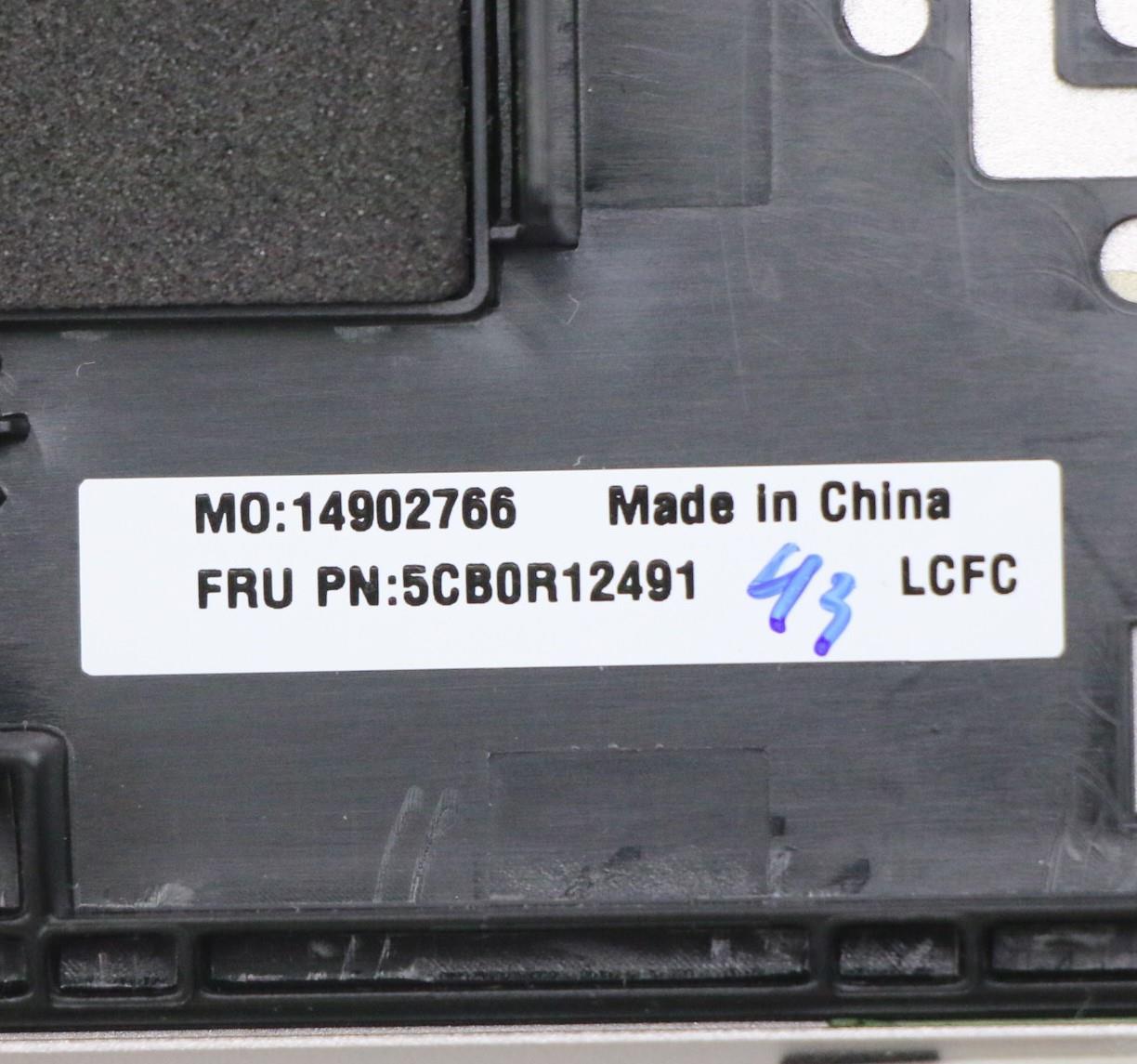 Lenovo 5CB0R12491 Logic Up Assembly Fp Bl Pgru