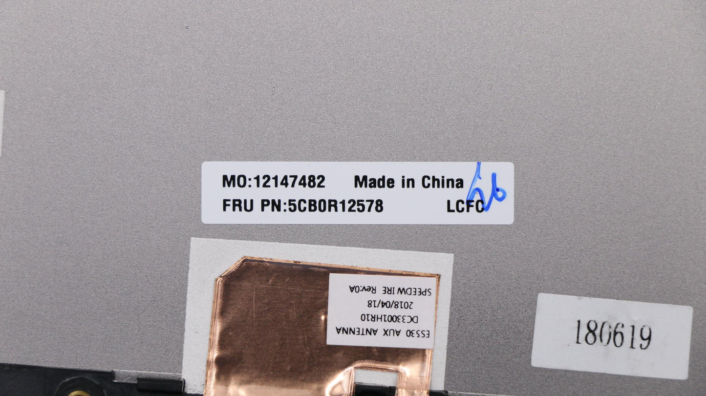 Lenovo (5CB0R12578) LCD Cover, L 81EV MGR, Nor with Antenna