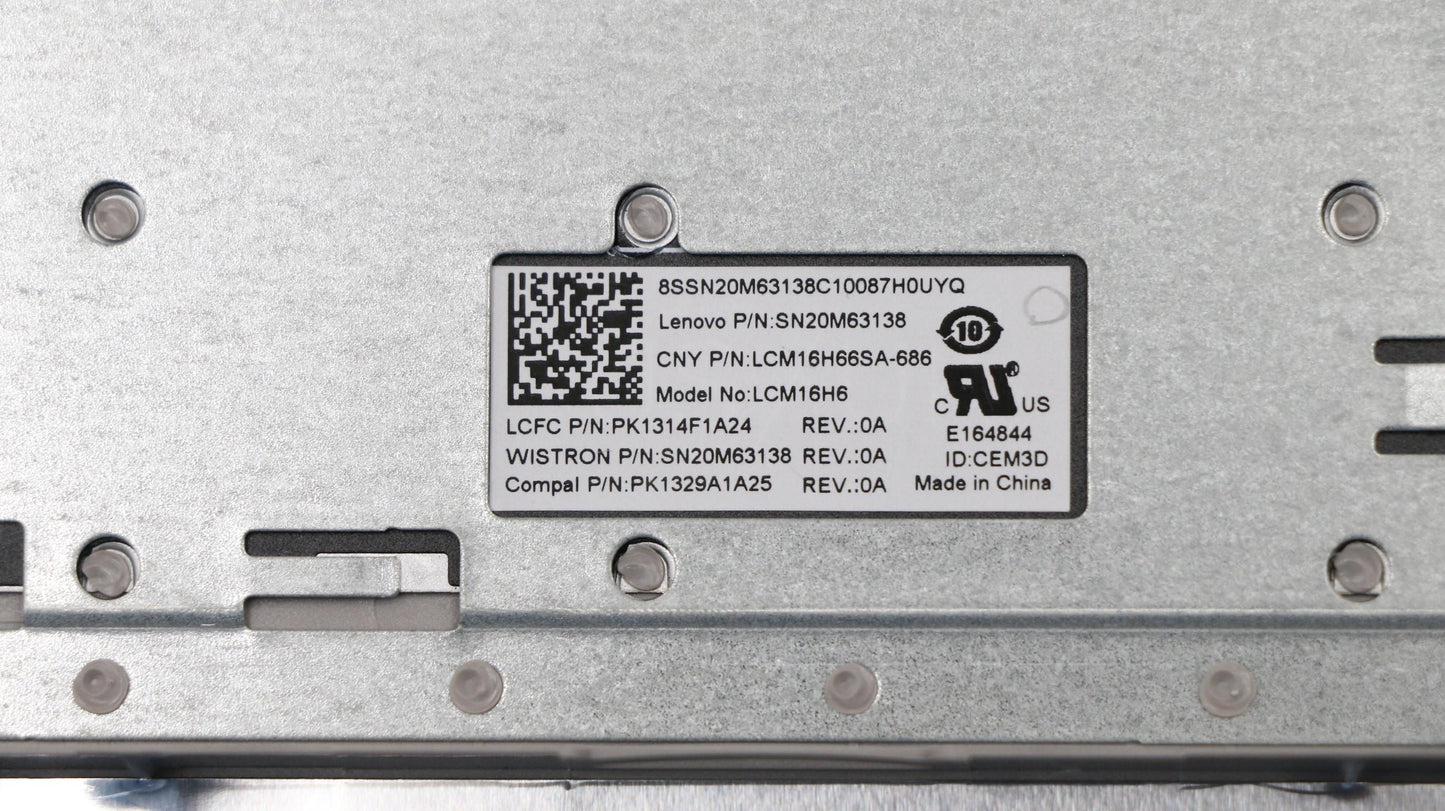 Lenovo Keyboard Internal Includes C-C - 5CB0R16551