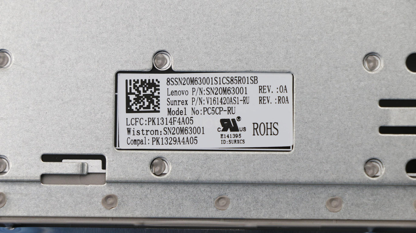 Lenovo Keyboard Internal Includes C-C - 5CB0R16560