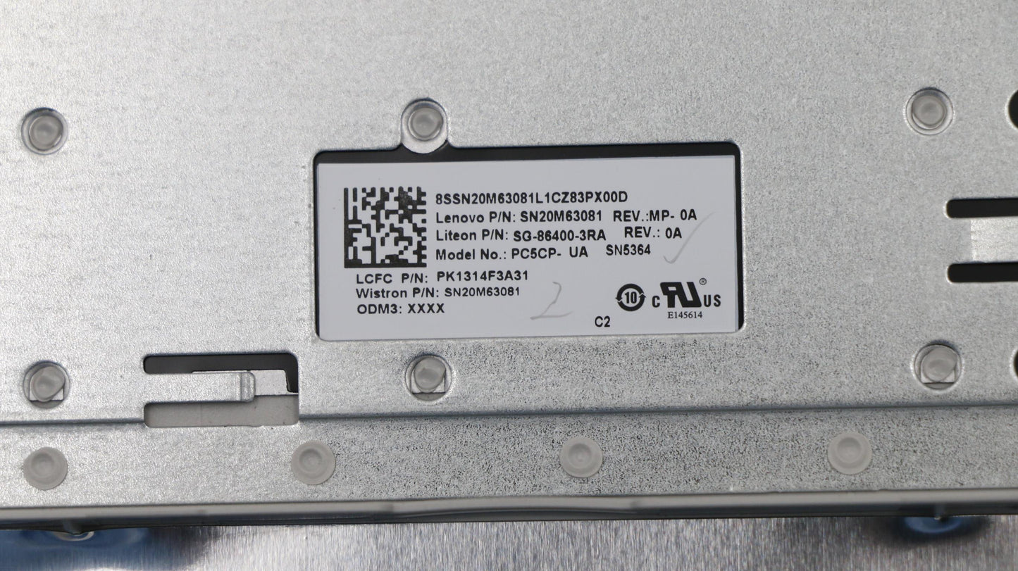 Lenovo Keyboard Internal Includes C-C - 5CB0R16595