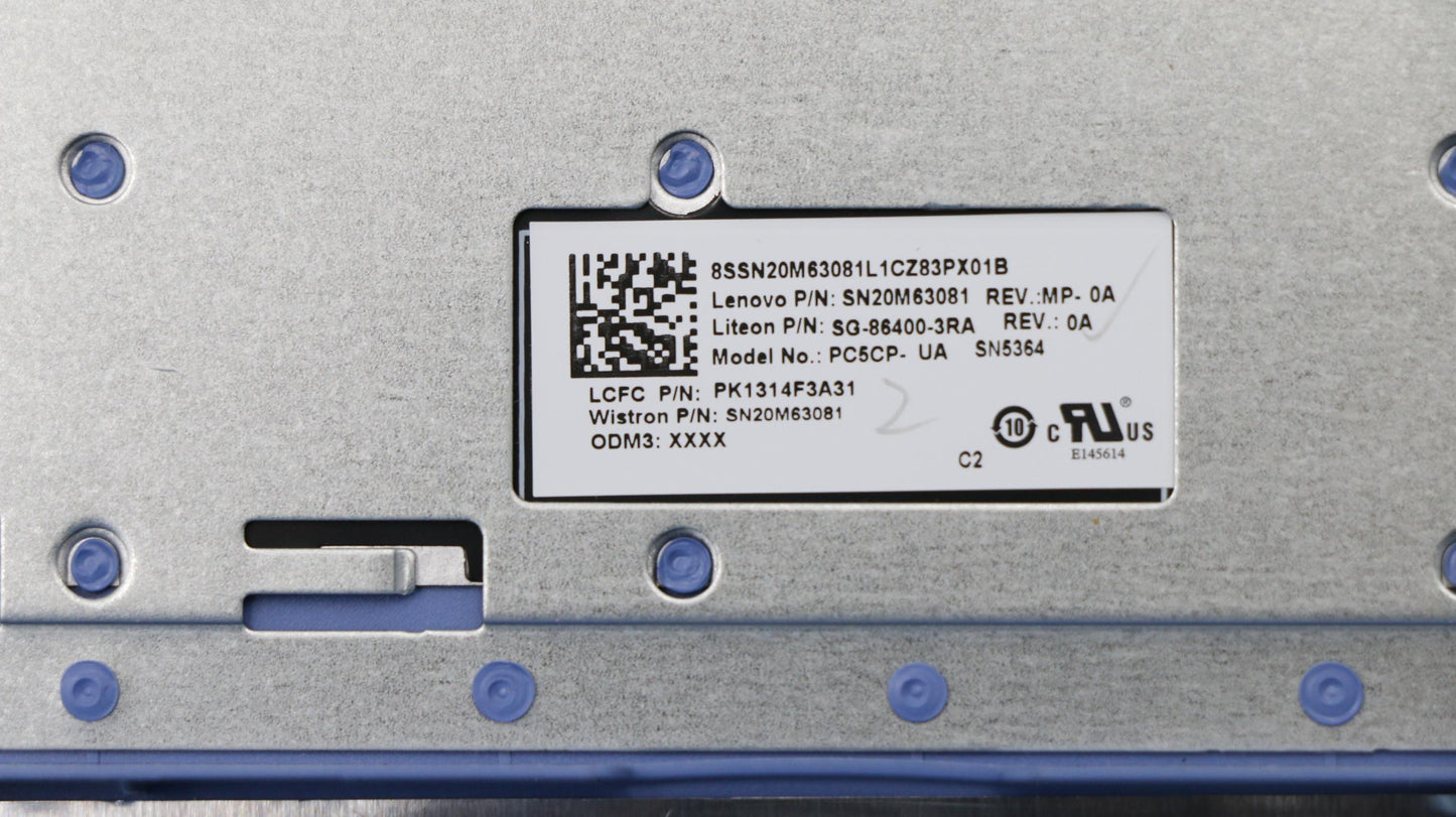 Lenovo Keyboard Internal Includes C-C - 5CB0R16615