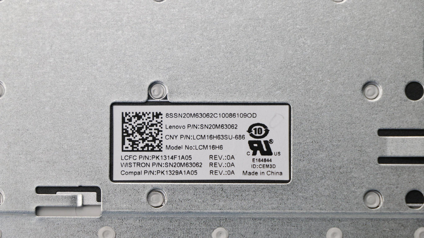 Lenovo Keyboard Internal Includes C-C - 5CB0R16655