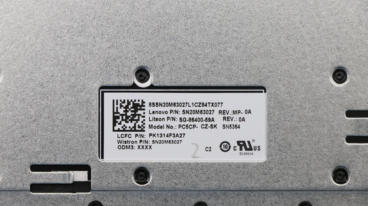 Lenovo Keyboard Internal Includes C-C - 5CB0R16658