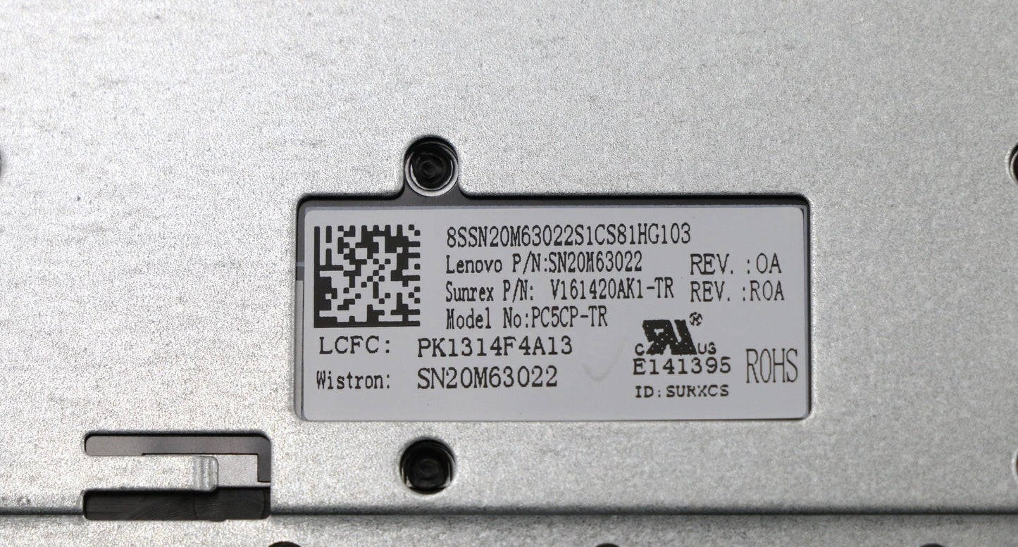 Lenovo Keyboard Internal Includes C-C - 5CB0R16670
