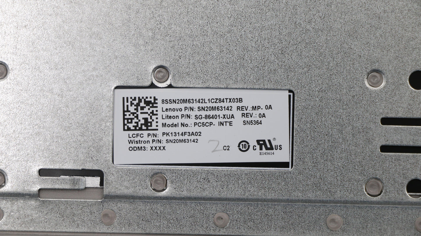 Lenovo Keyboard Internal Includes C-C - 5CB0R16705